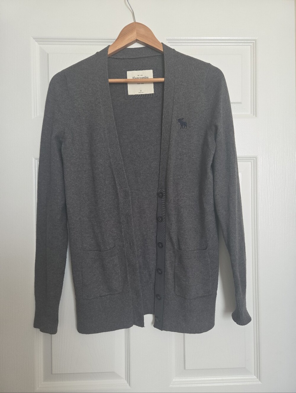Abercrombie & Fitch Cardigan Y2K Vintage Cashmere Cotton Preppy